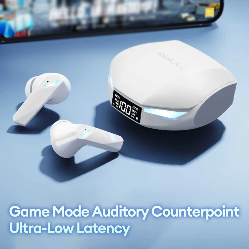 Lenovo GM2 Pro – Wireless Gaming Earbuds, Bluetooth, HiFi Sound
