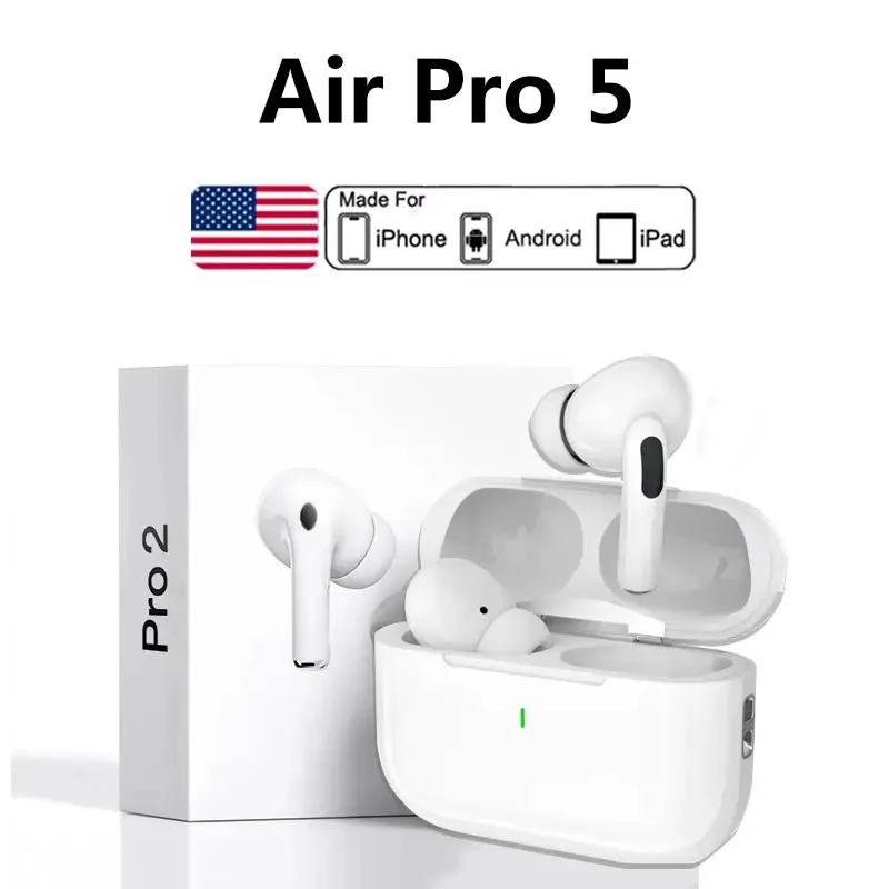 Air Pro 5 Wireless Earbuds 2025 – HiFi Stereo, For iPhone & Android