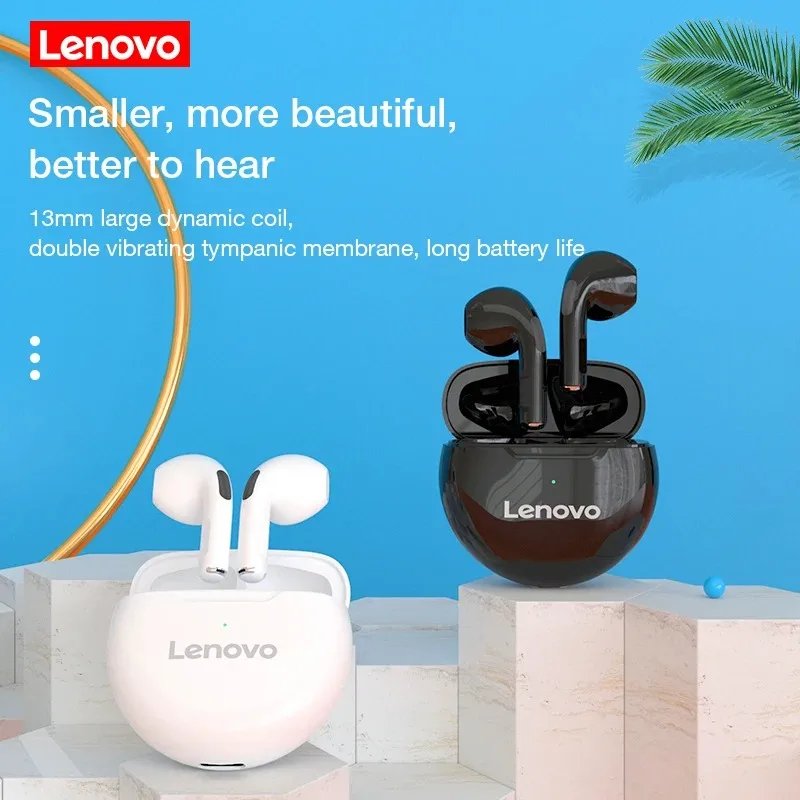 Lenovo HT38 – Bluetooth Earphones, 9D Stereo, Waterproof