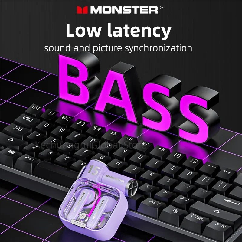 Wireless Gaming Earbuds 5.3 with RGB Case