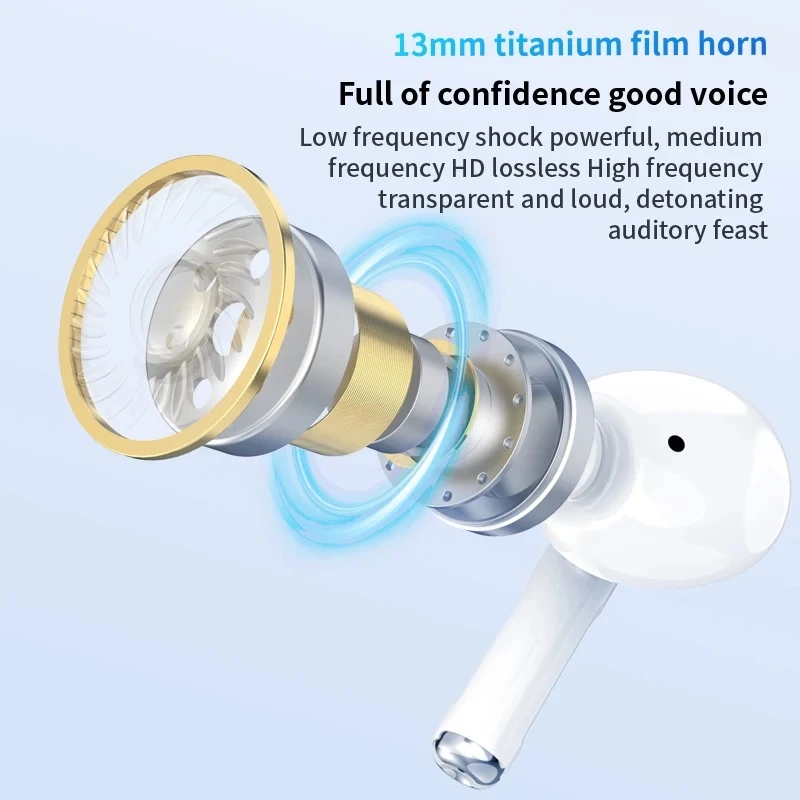 Air Pro 5 Wireless Earbuds 2025 – HiFi Stereo, For iPhone & Android