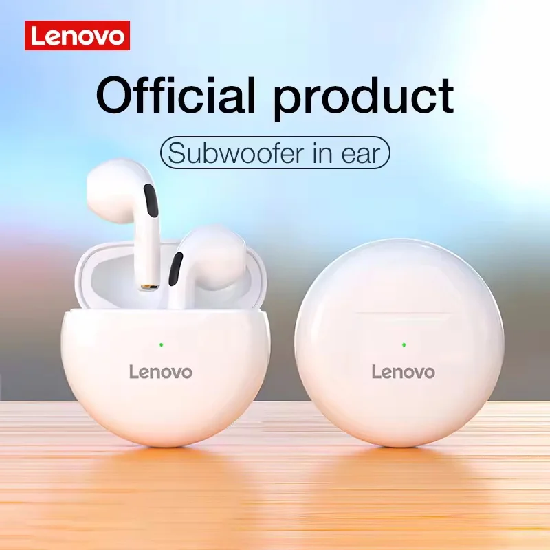 Lenovo HT38 – Bluetooth Earphones, 9D Stereo, Waterproof
