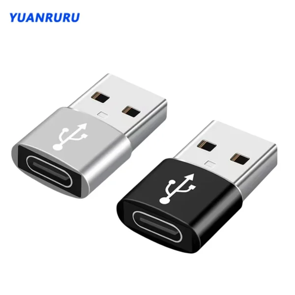 USB-C 3.0 to USB 2.0 Adapter – Type-C Male to Female Converter