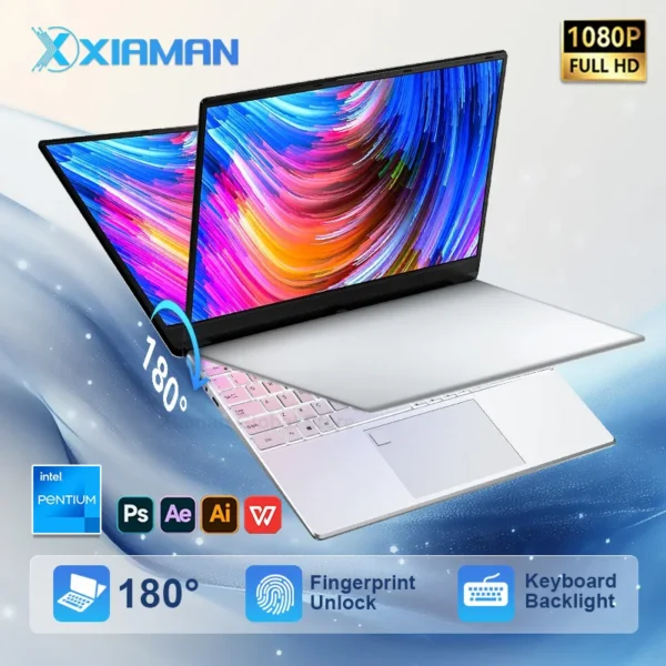 Xiaman 15.6 Laptop – Intel Pentium 7505, Windows 11 Pro