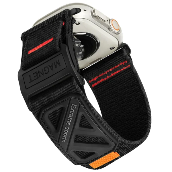 Magnetic Band for iWatch – 42–49mm, Nylon, Series 4/5/6/7/8/9 & Ultra 2