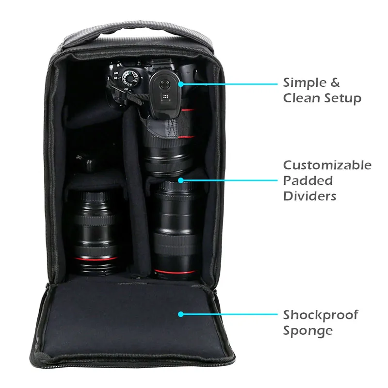 Outdoor Camera Bag – Waterproof DSLR Backpack for Canon & Nikon