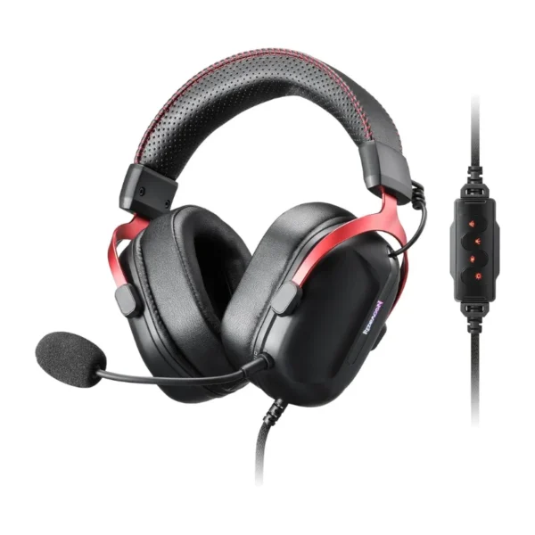 Redragon H312 Gaming Headphones – Over-Ear, 7.1 Surround Sound, Wired with Mic