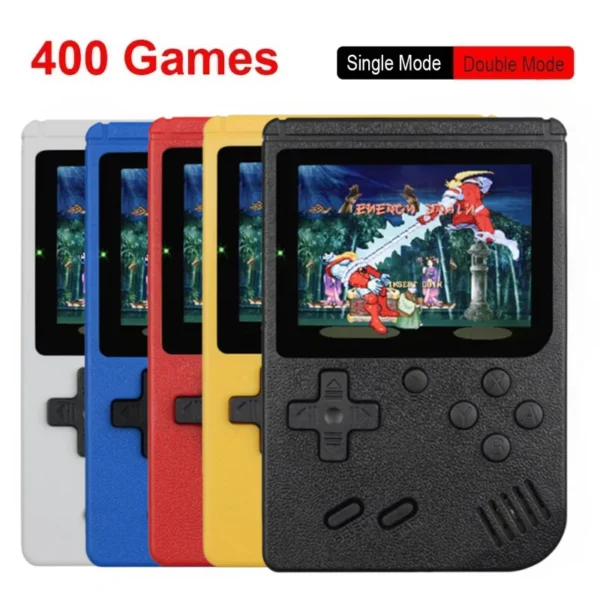 Mini Retro Game Console – 400 in 1, 3.0" Color Screen