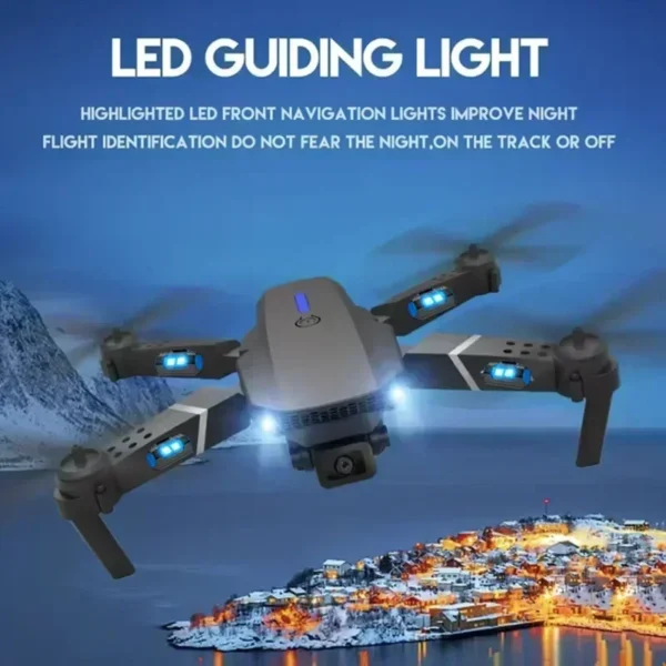 E88 Pro 2024 Drone – Foldable RC Quadcopter with 4K/1080P HD Camera