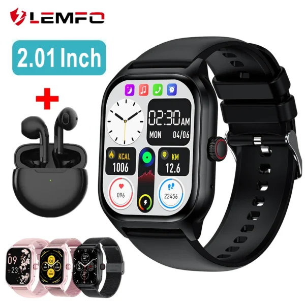LEMFO LT10 Smartwatch – Android, Sports Tracking, Bluetooth Call, Gift