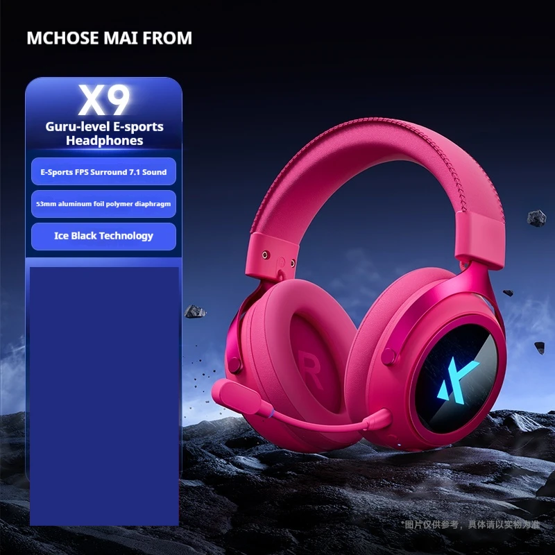 Mchose X9 – Wireless Gaming Headphones, 7.1 Surround, Mic