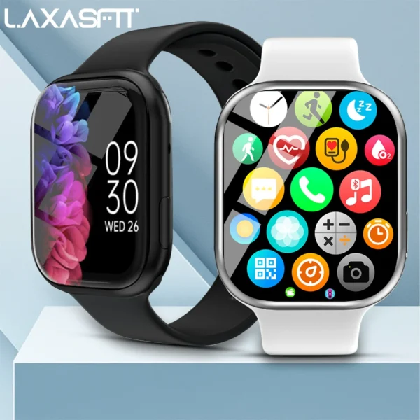 LAXASFIT Series 10 – Smart Fitness Bracelet, Voice Call, Gift for Men & Women