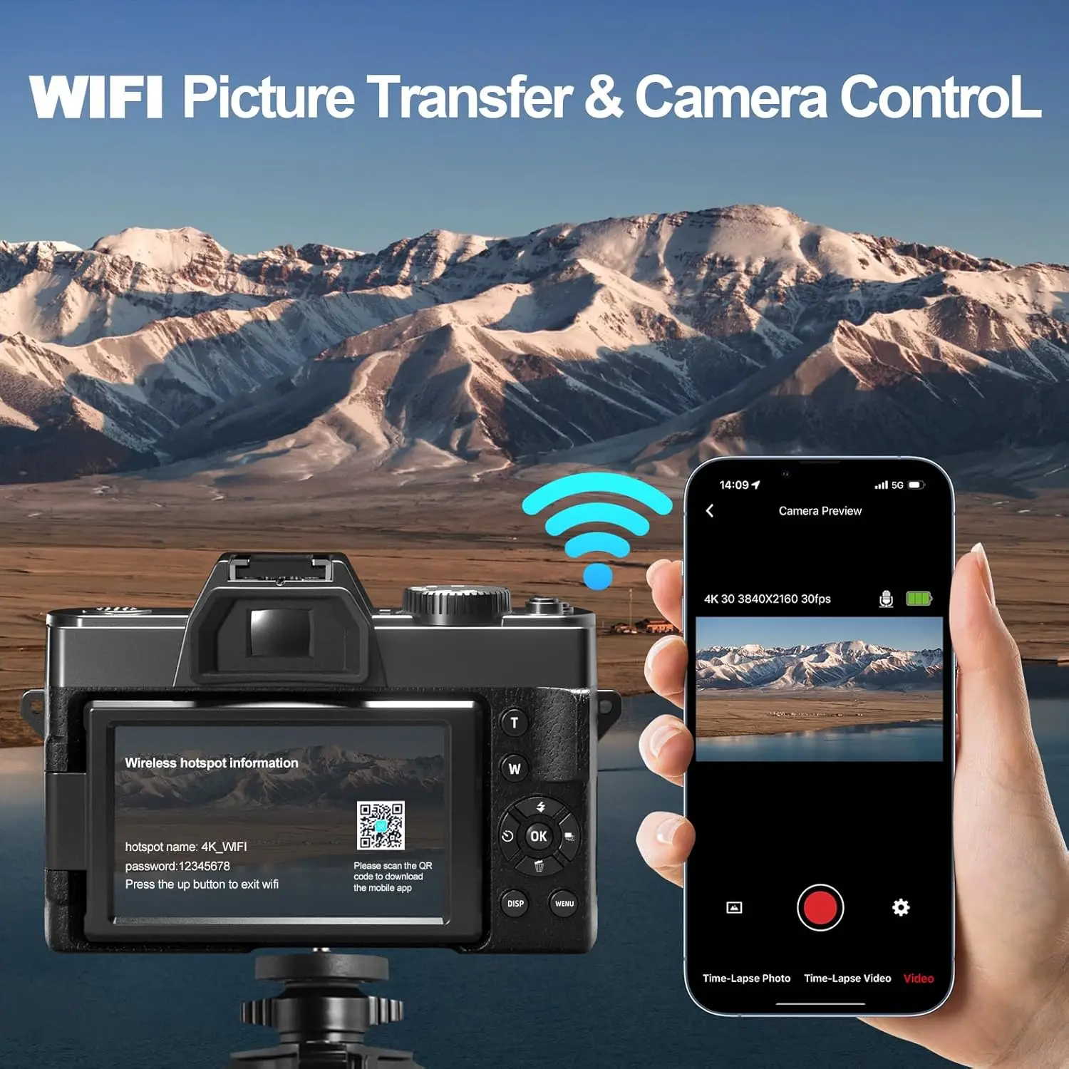 NBD 4K Digital Camera – 48MP Photography & Travel Vlogging Cam