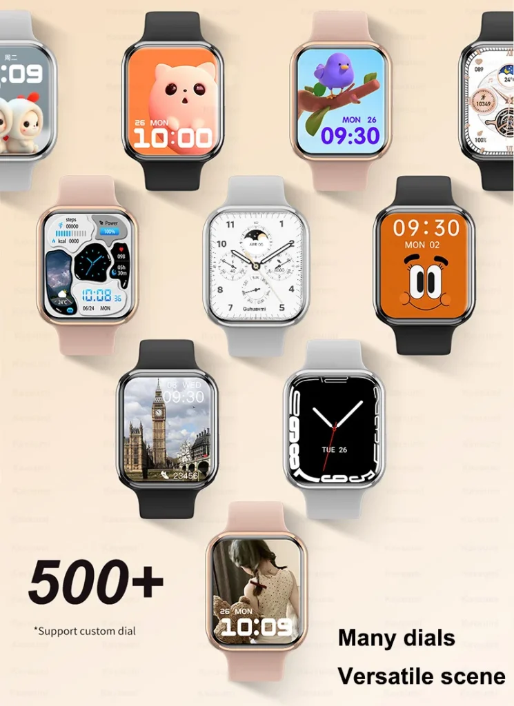 Smart Watch 9 Mini – Ultra Series, NFC, Waterproof, BT Call, Wireless Charger