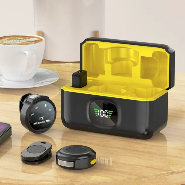 Xiaomi Wireless Lavalier Microphone – Clip-on Lapel Mic for iPhone/Android (Type-C)