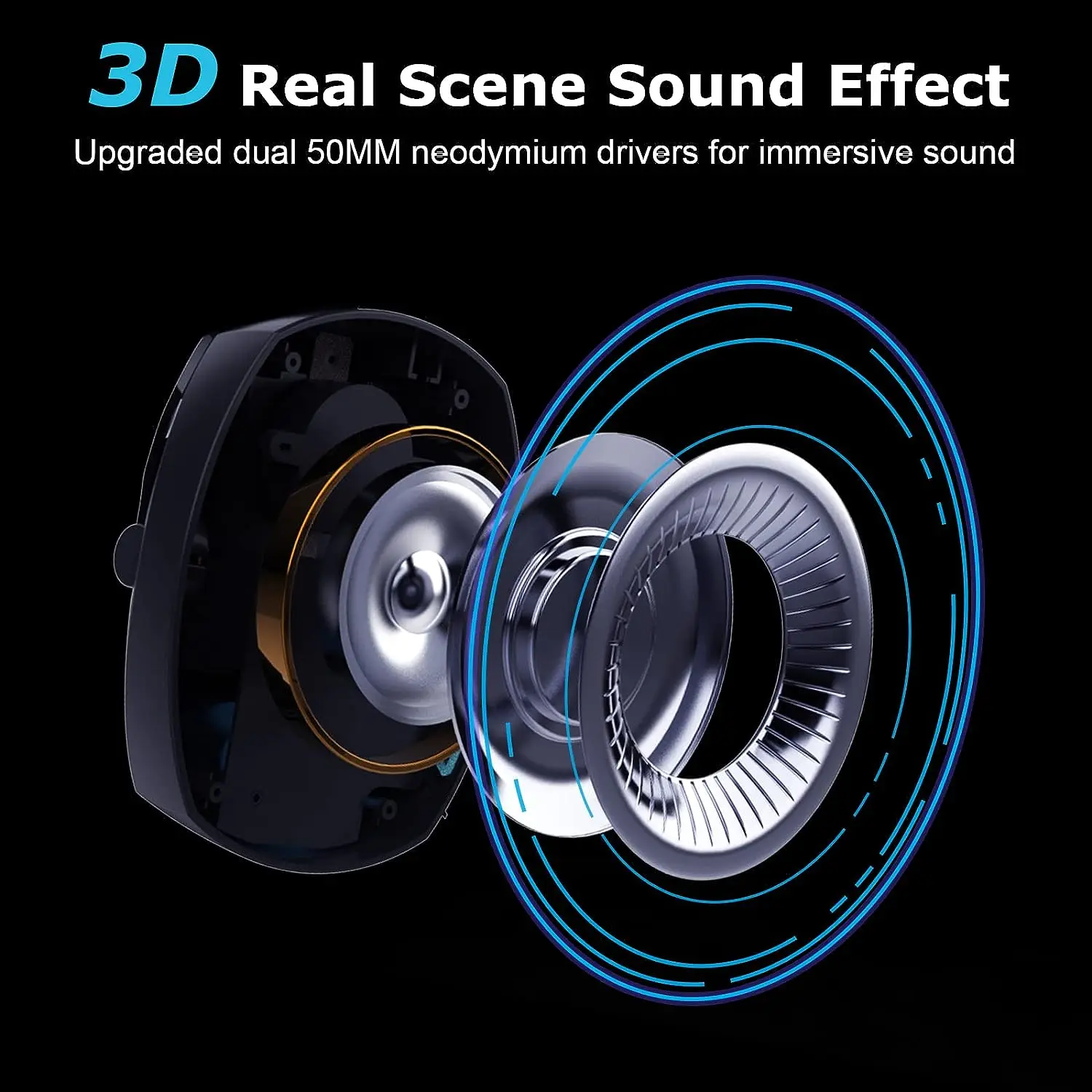 Wireless Gaming Headset â 3 Modes, Detachable Noise-Cancelling Mic