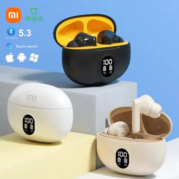 Xiaomi 895B Wireless Earphones – Bluetooth 5.3, ENC, LED Display