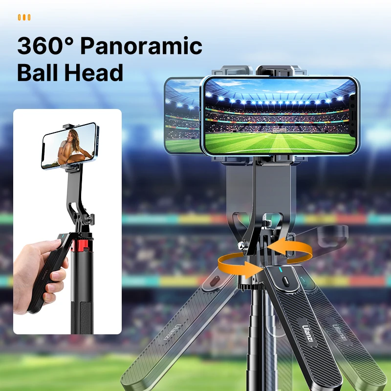 Ulanzi MA09 Phone Stand – Tripod, Selfie Stick & Gimbal Mode with Remote