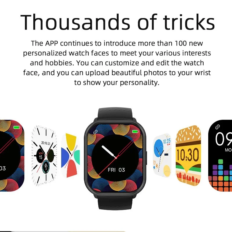 Xiaomi Smart Watch – Men & Women, 100+ Fitness Modes, Heart & BP Tracking