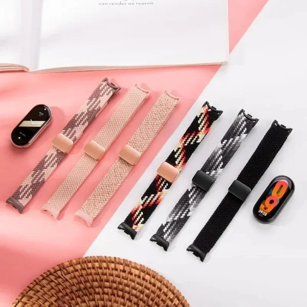 Xiaomi Mi Band Nylon Band – Adjustable, Compatible with Mi Band 8, 9 & 10