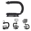 Camera Stabilizer U-Shape Handle – Handheld Grip for DSLR & Sports Cams