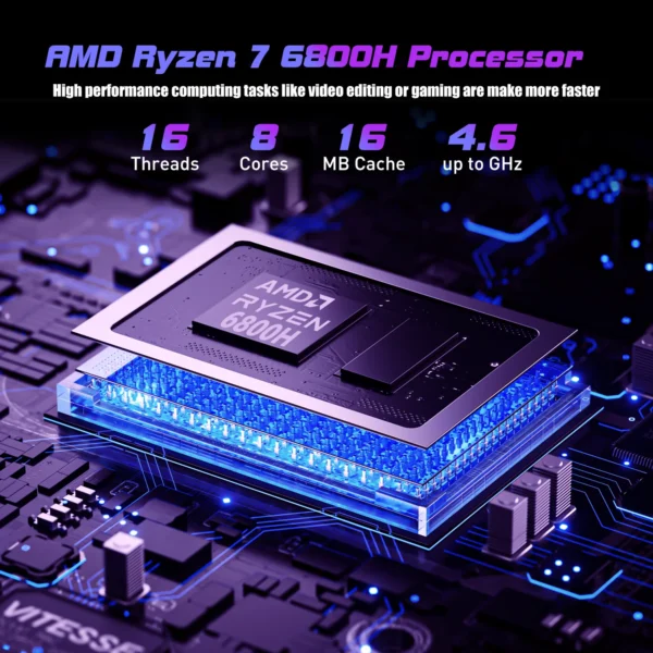 ACEMAGIC 16 Laptop – FHD, Backlit KB, WiFi6, BT5.2, 16GB/512GB