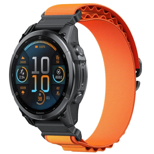 Garmin Nylon Loop Band – Quick Fit, 22/26mm, Fenix 5X/6X/7X & Enduro 2