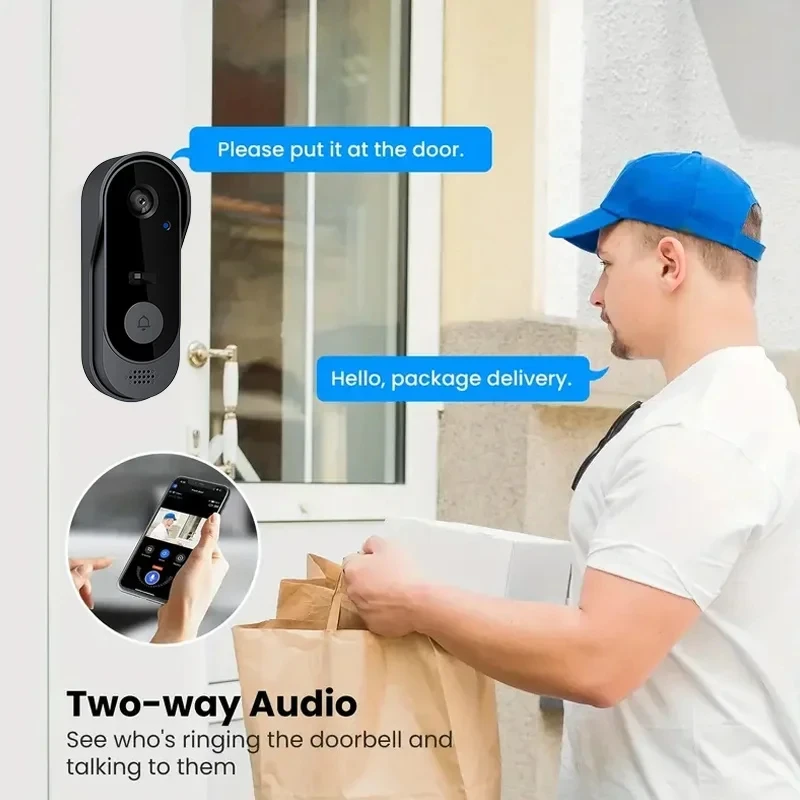 Wireless HD Doorbell Camera with Battery – Smart Security for Your Home - Image 5