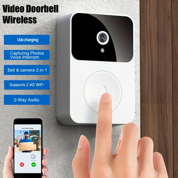 Ring Battery Video Doorbell – Smart Wireless Doorbell with HD Camera