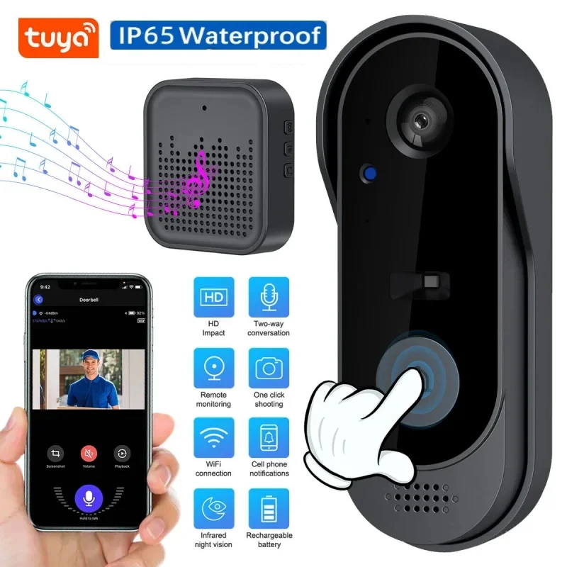 Wireless HD Doorbell Camera with Battery – Smart Security for Your Home - Image 3