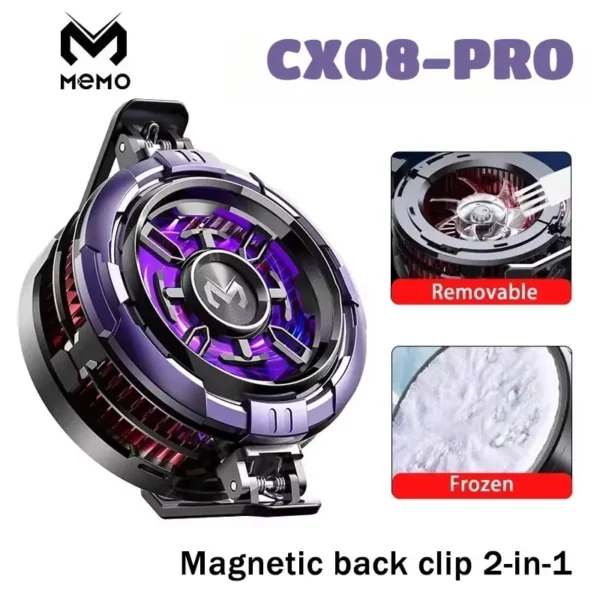 MEMO CX08 Pro Magnetic Phone Cooler – ICE Semiconductor Gaming Radiator