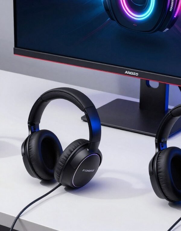 Best wireless gaming headsets 2026 displayed on gaming desk setup