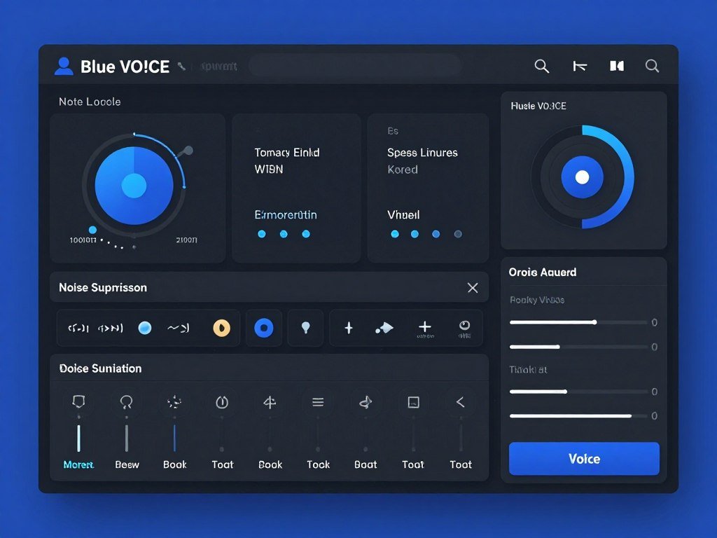 Blue VO!CE software interface audio processing