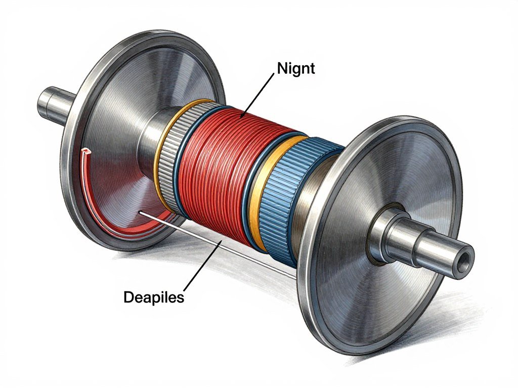Cross-section diagram of dynamic driver in earbud