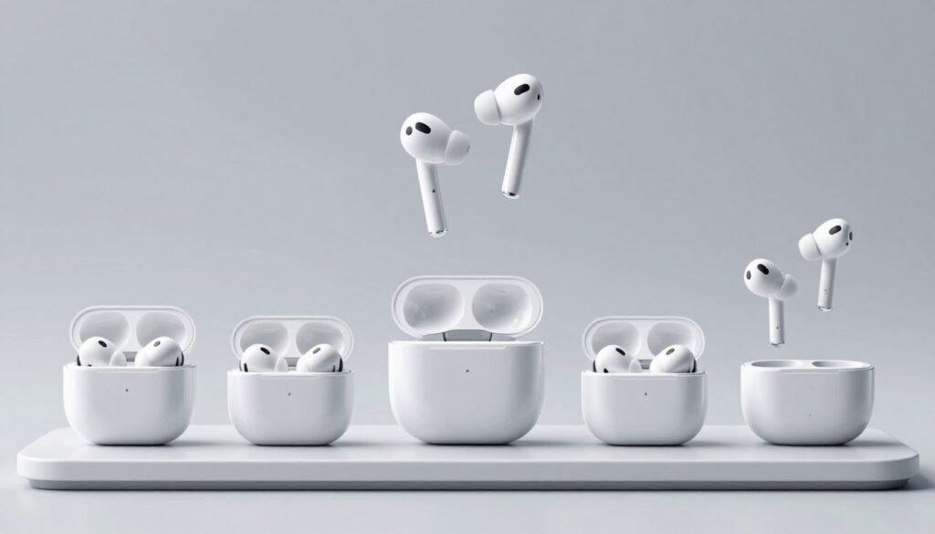 Decision process for choosing wireless earbuds with various options