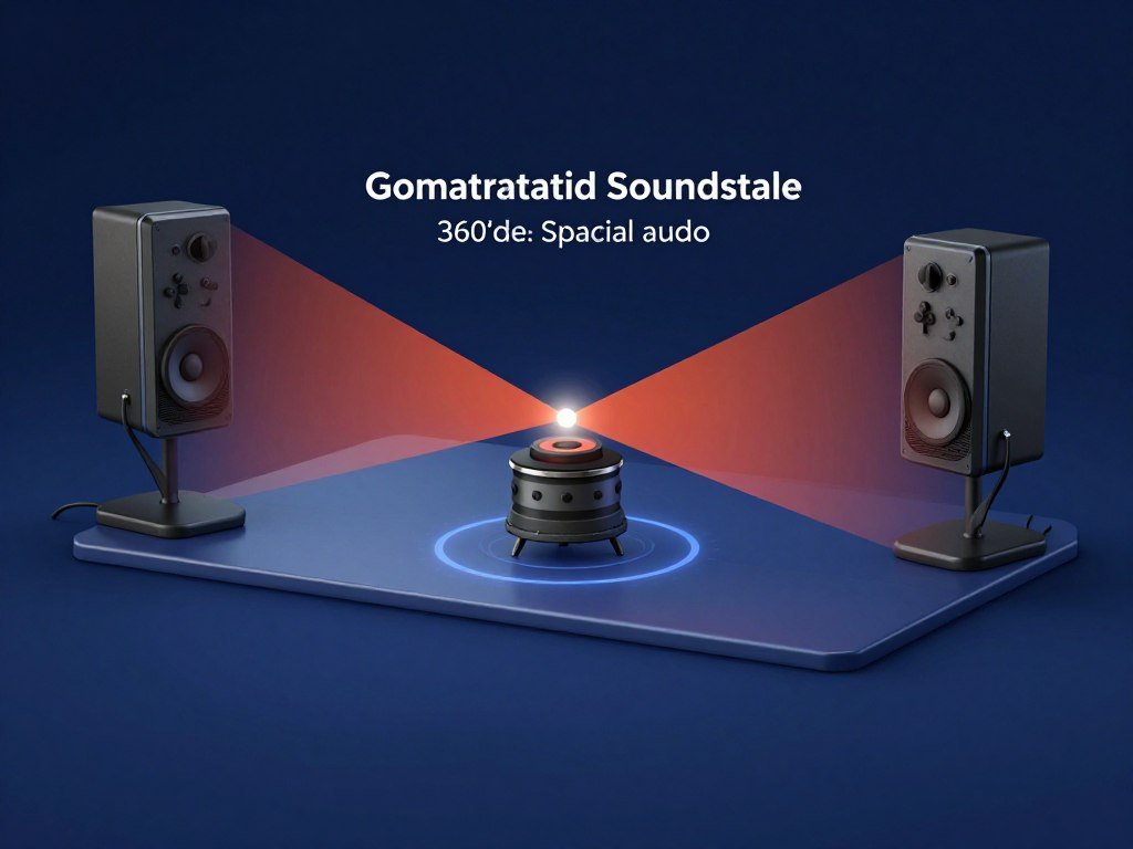Gaming audio soundstage visualization