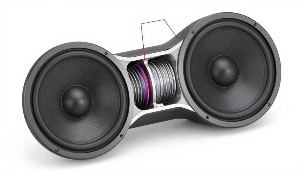 HyperX dual chamber driver technology diagram