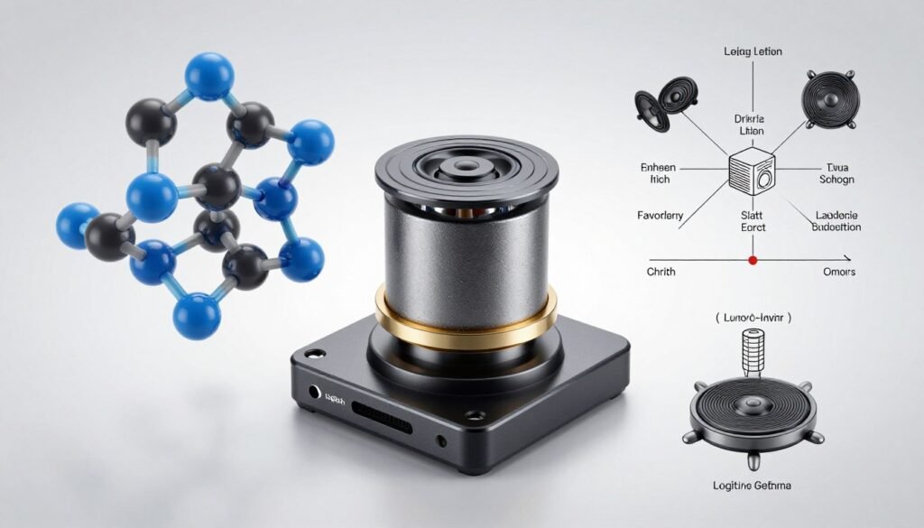 Logitech graphene driver technology visualization