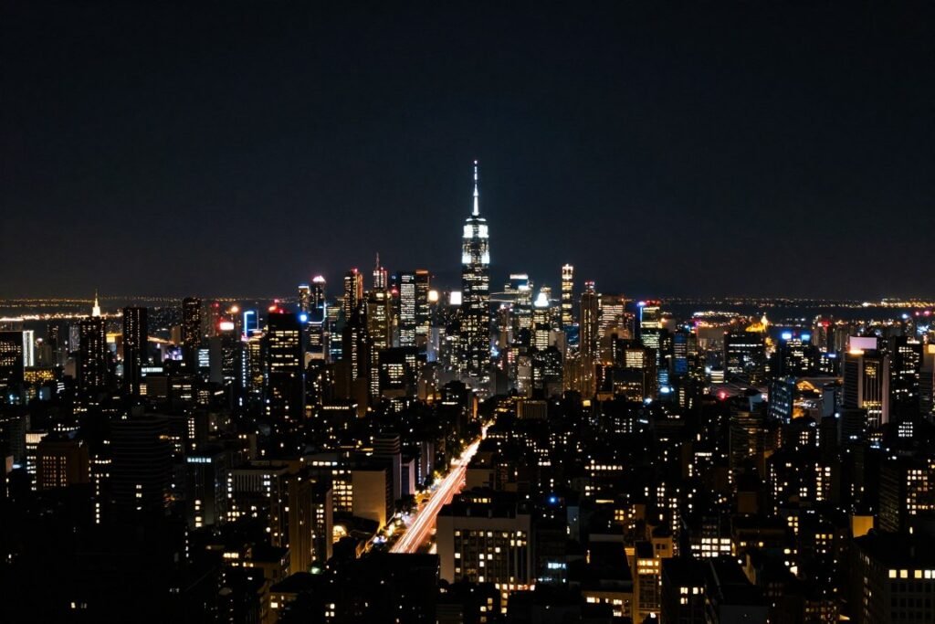 Night mode photography sample