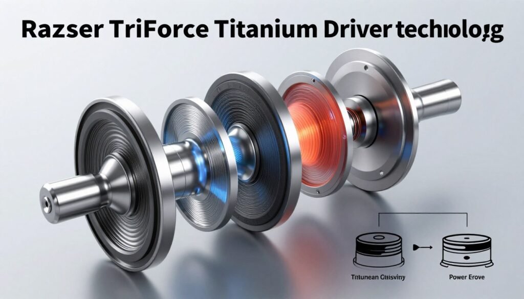 Razer TriForce Titanium driver technology illustration