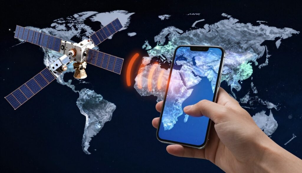 Satellite connectivity emergency communication