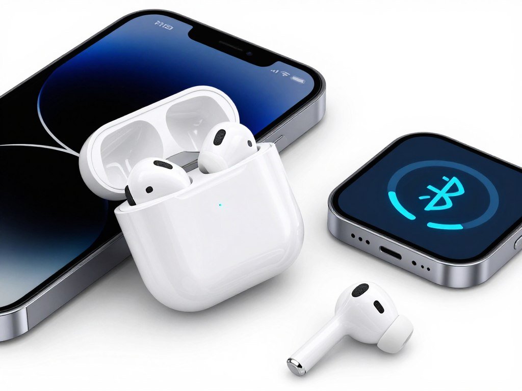 Wireless earbuds automatically pairing with smartphone