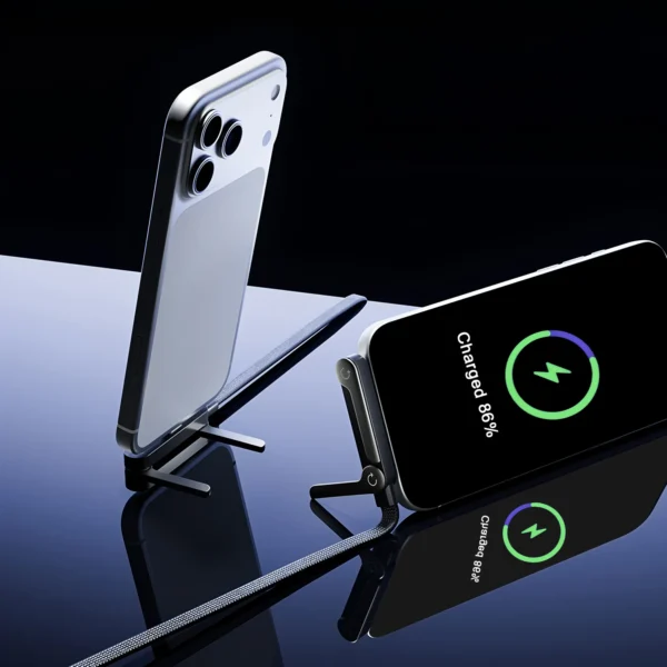 240W USB C Flat Charging Cable with Foldable Stand