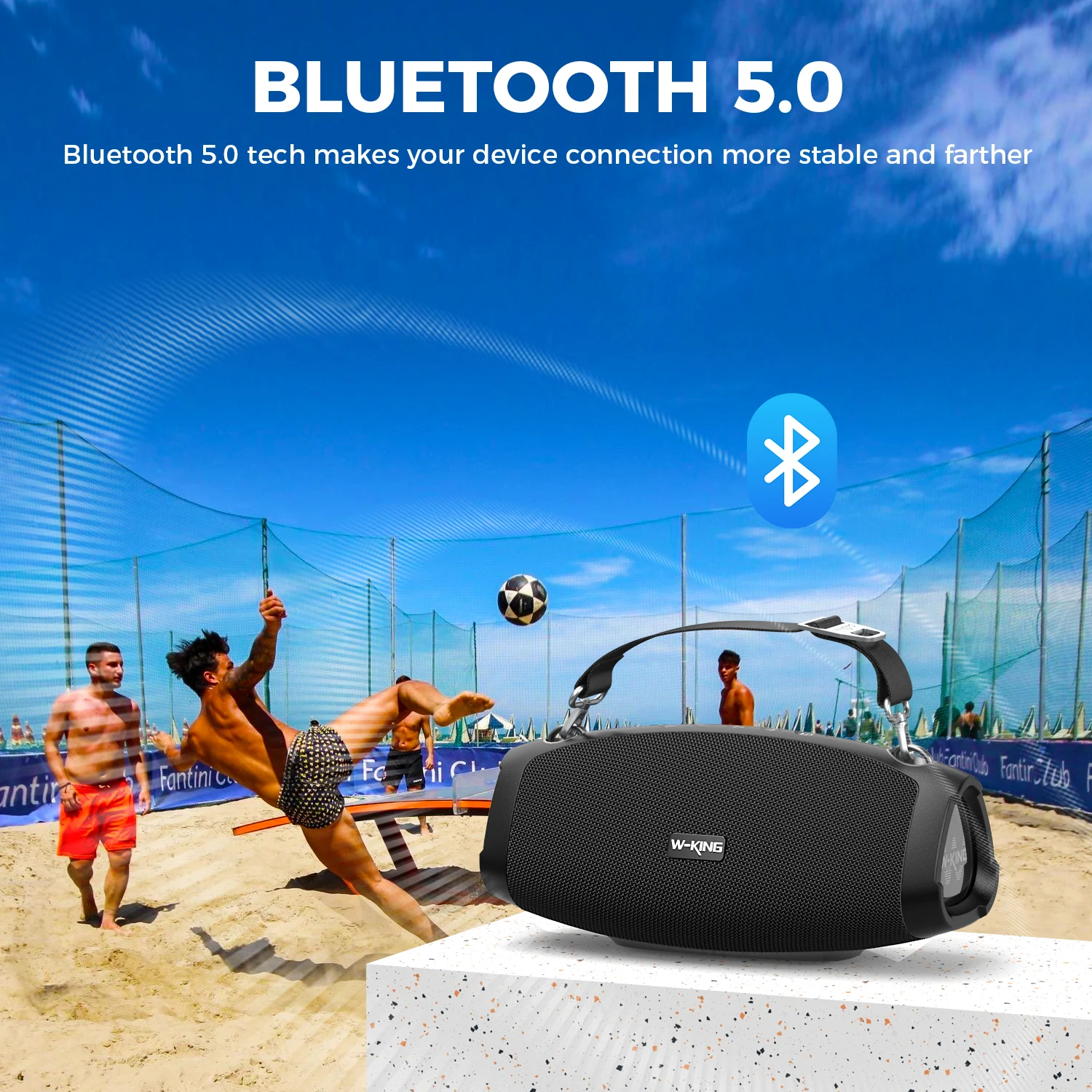 W KING X10 Bluetooth Speaker – 120W Max Powerful Outdoor Party Speaker