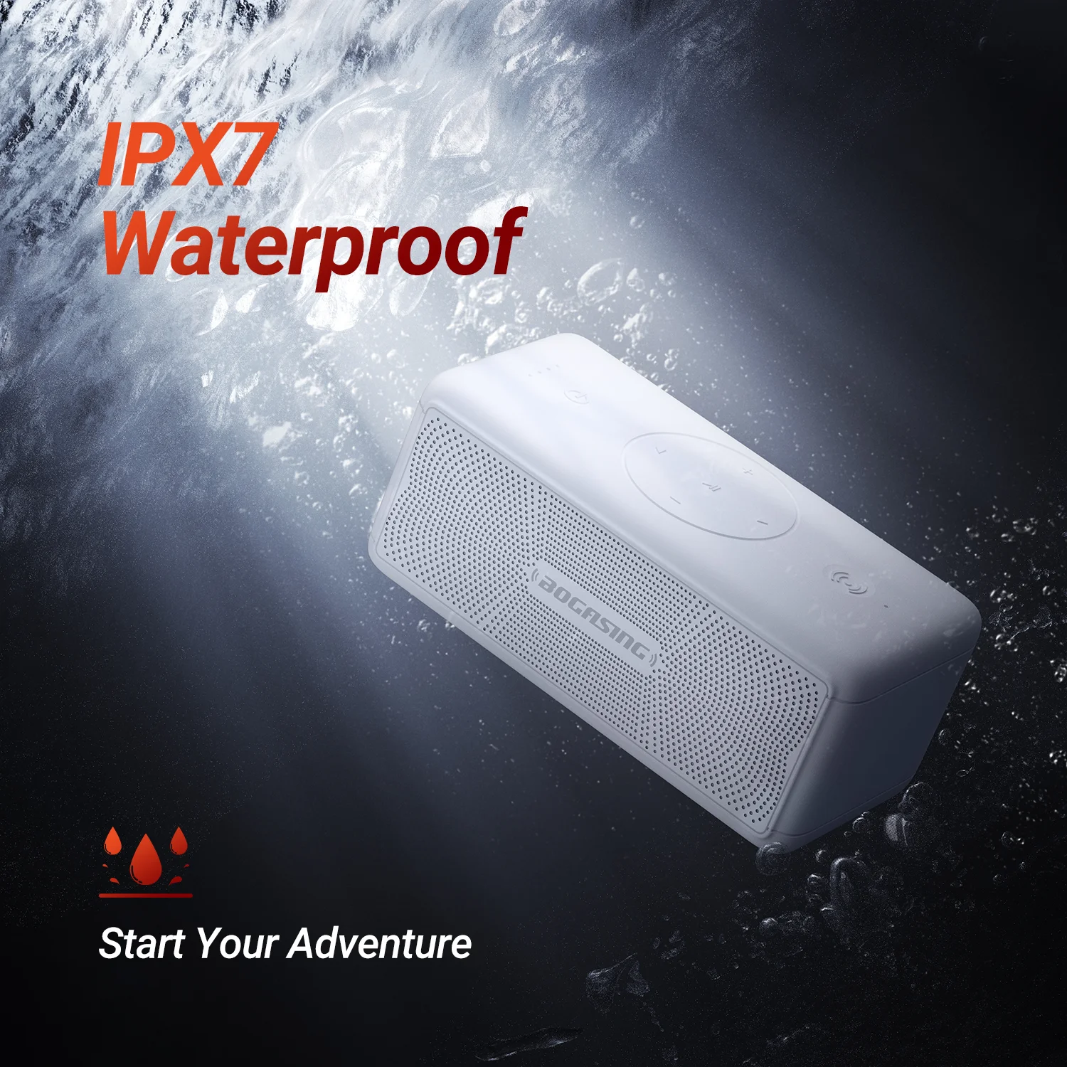 BOGASING M5 Bluetooth Speaker – 40W Portable Wireless Speaker