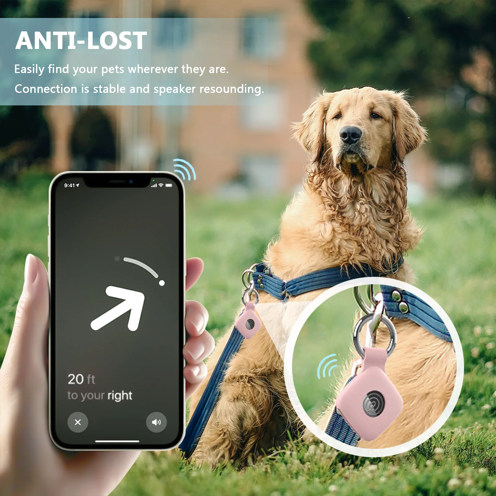Silicone Protective Case for Tile Mate with Keychain Image 3