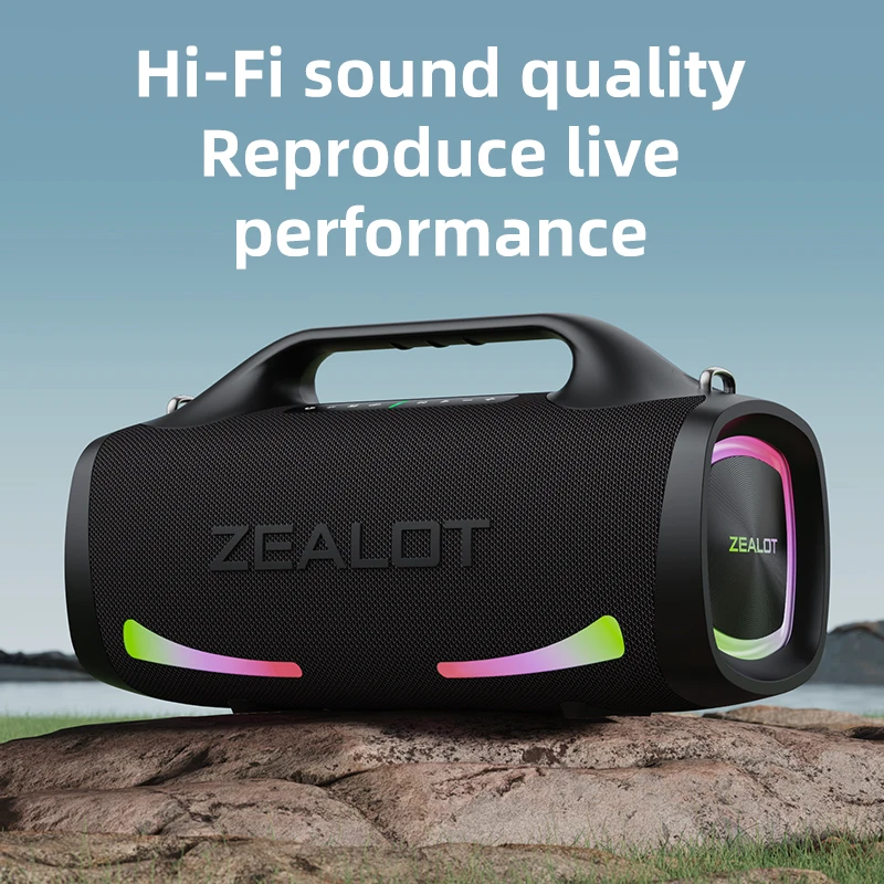 ZEALOT S79 Portable Bluetooth Speaker – Powerful Party & Outdoor Sound Image 3