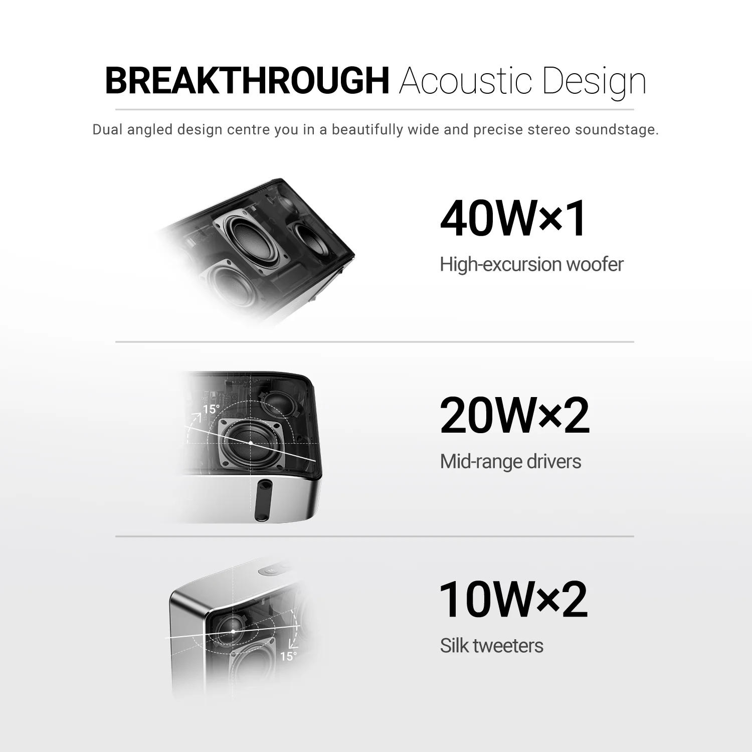 BOGASING S8 Pro Max Bluetooth Speaker – 100W Powerful 3 Channel Stereo Sound Image 3
