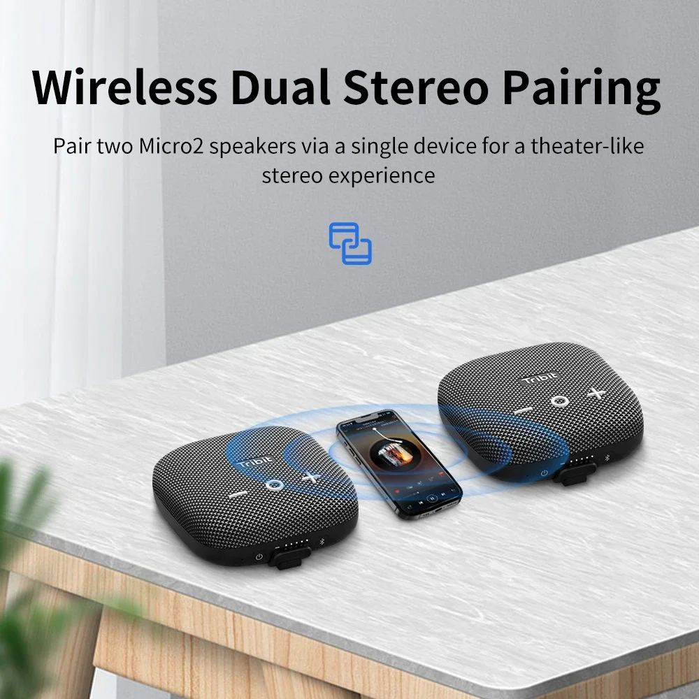 Tribit StormBox Micro 2 Portable Bluetooth Speaker – 10W Deep Bass, IP67 Waterproof Image 3
