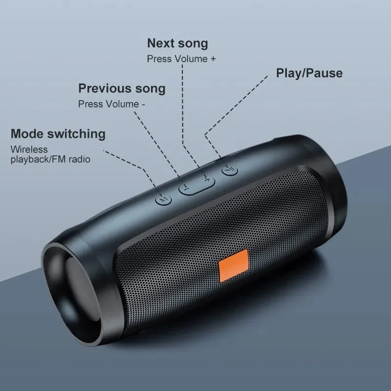 Lenovo Portable Bluetooth Speaker – Dual Stereo Wireless Speaker Image 6